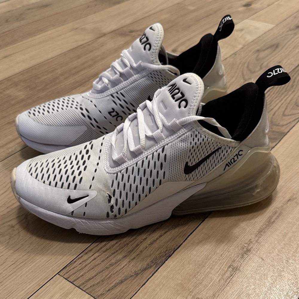Nike Air Max 270 White Black Sneakers